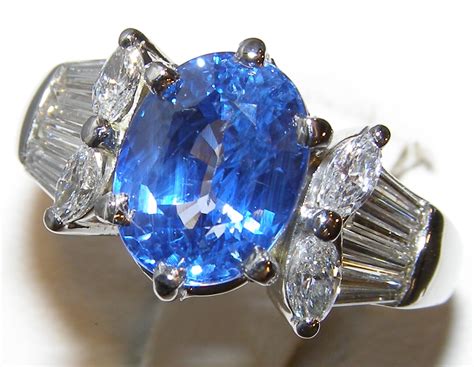 AGL Certified Ceylon Sapphire Platinum Diamond Ring 6.50 ctw - Simply Sapphires