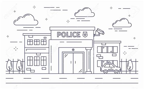 43+ Police station coloring pages information