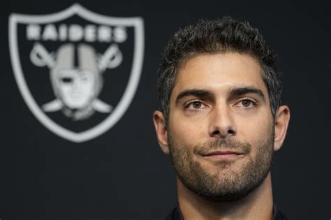 Just now : After releasing QB Jimmy Garoppolo Raiders announce his ...