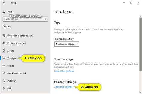 How to Enable or Disable Touchpad MultiFinger Gestures in Windows 10 | Tutorials