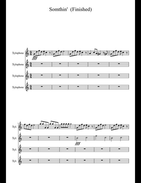 Xylophone Tune sheet music download free in PDF or MIDI