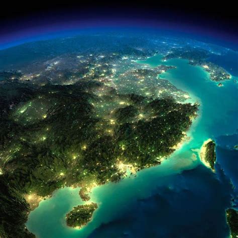 23 Stunning 3D Photographs Reveal Night Beauty Of Earth From Space