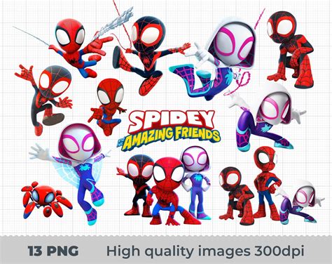 Spidey and his amazing friends png, Spidey png, Spidey and his amazing friends characters png ...