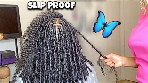 BOHO BUTTERFLY 🦋 LOCS TUTORIAL ON HEAT TRAINED NATURAL HAIR | HOW TO ...