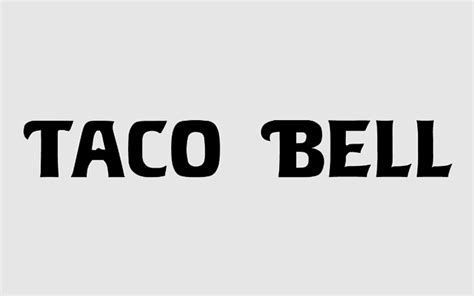 Taco Bell Logo Font Free Download