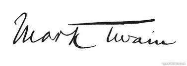 Signature of Mark Twain | Great novels, Famous authors, Writer