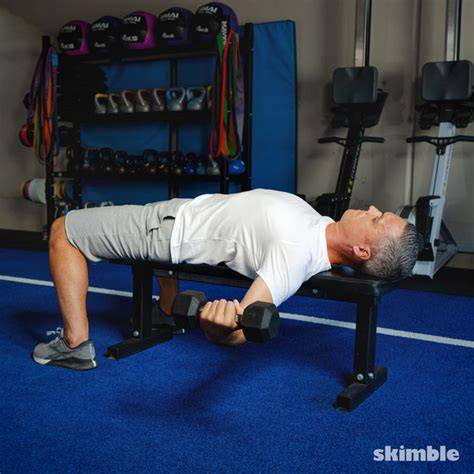 Dumbbell Fly on Bench - Exercise How-to - Workout Trainer by Skimble