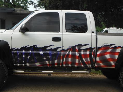 American Flag Truck Decal | Xtreme Digital GraphiX