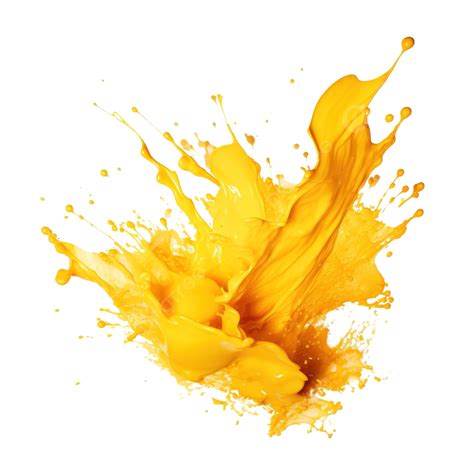 Yellow Splash Watercolor Paint, Watercolor, Splash, Stain PNG ...