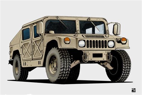 Humvee: colored vector by Thieres on DeviantArt