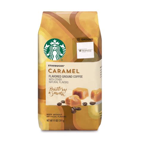 Starbucks Flavored Ground Coffee — Caramel — 1 bag (11 oz.) - Walmart ...