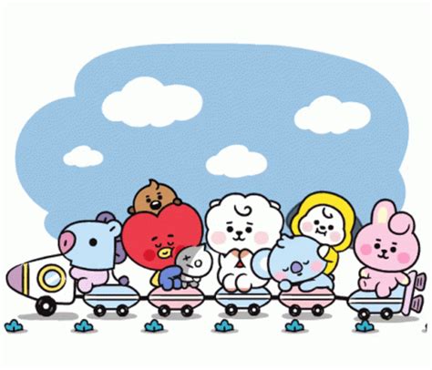 Bt21 Clouds GIF – Bt21 Clouds Cute – discover and share GIFs