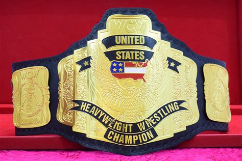 WCW United States 5 Plates Heavyweight Wrestling Championship Memorable ...