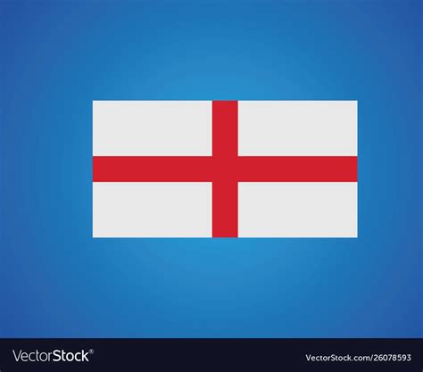 England flag Royalty Free Vector Image - VectorStock