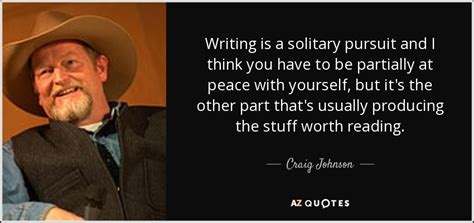 TOP 17 QUOTES BY CRAIG JOHNSON | A-Z Quotes