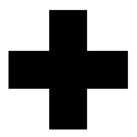 Hospital Cross Vector SVG Icon - SVG Repo