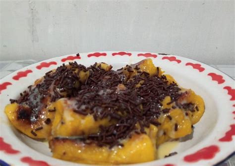 Resep Pisang tanduk bakar teflon oleh may A - Cookpad