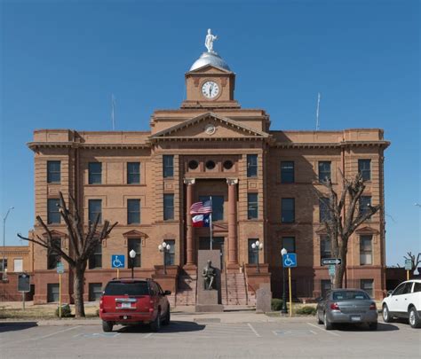 The Jones County Courthouse in Anson, Texas - original digital file ...