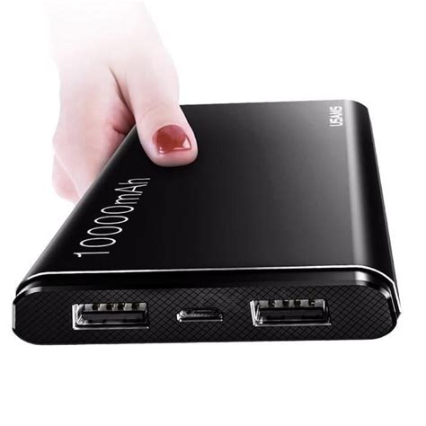 10000mAh Power Bank with Dual USB Port | Powerbank, Dual usb, Portable ...