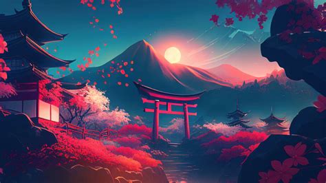 Japanese Castle Cherry Blossom 4K #7021k Wallpaper PC Desktop