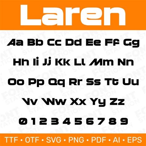 McLaren Font - Racing Car Font - Instant Download