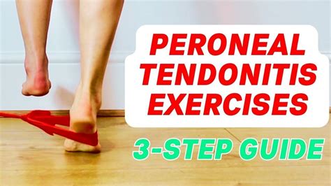 Peroneal Tendonitis Exercises - 3 Step Guide - YouTube