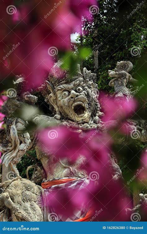 Kumbhakarna Statue, Bukit Sari Temple Stock Photo - Image of religion, monkey: 162826380