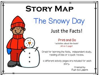 The Snowy Day - Story Map by Fun to Learn | TPT