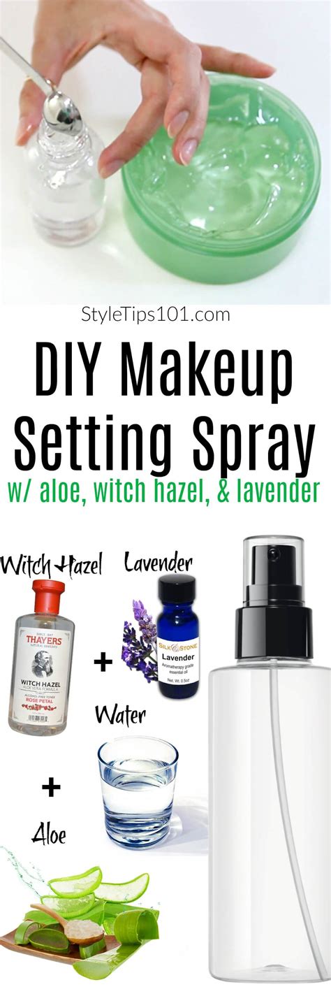 DIY Makeup Setting Spray