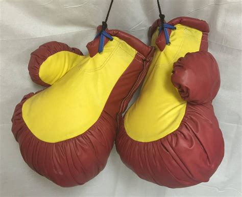 Unique Pair of Vintage Oversized Boxing Gloves For Sale at 1stdibs