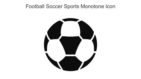 Football Soccer Sports Monotone Icon In Powerpoint Pptx Png And ...