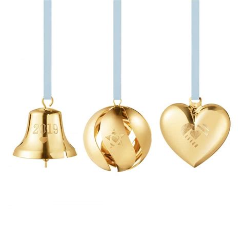 Georg Jensen 2019 Christmas 3 Piece Gift Set- Gold Plated - Gifts & Accessories from Francis ...