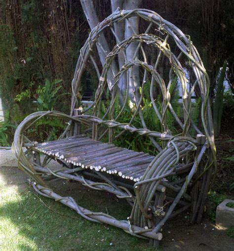 This is a willow chair that I made two years ago with the cuttings of a ...