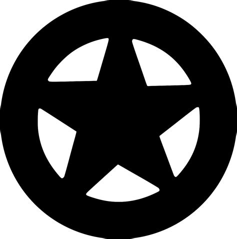 SVG > sheriff star badge - Free SVG Image & Icon. | SVG Silh