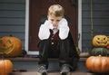 Image of sad jack-o-lantern | CreepyHalloweenImages