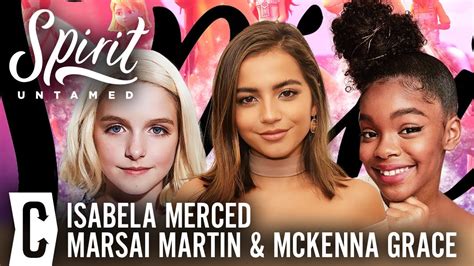 Isabela Merced, Marsai Martin, and Mckenna Grace on ‘Spirit Untamed ...