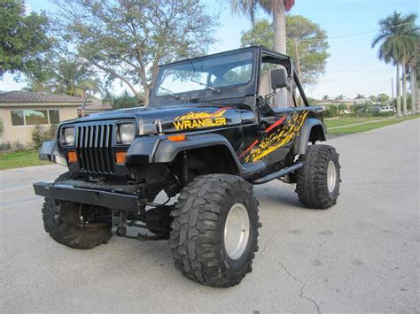 1990 JEEP WRANGLER 4X4 LIFTED CLEAN FLORIDA JEEP 00 OBO 954 937 8271 - Classic Jeep Wrangler ...