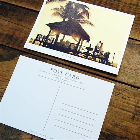 personalised thank you postcard by ditsy chic | notonthehighstreet.com