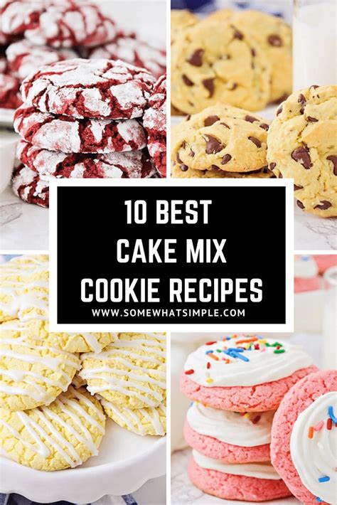 Ultimate Cake Mix Cookies Guide (10 Flavors) - Somewhat Simple