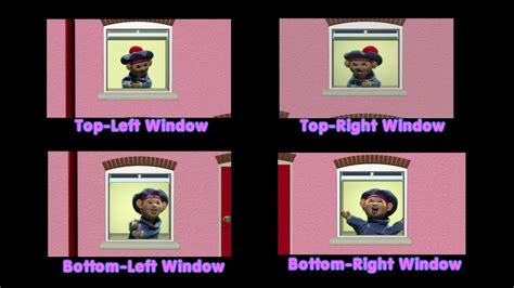 Teletubbies The Magic House Window Sketches Comparison – Otosection