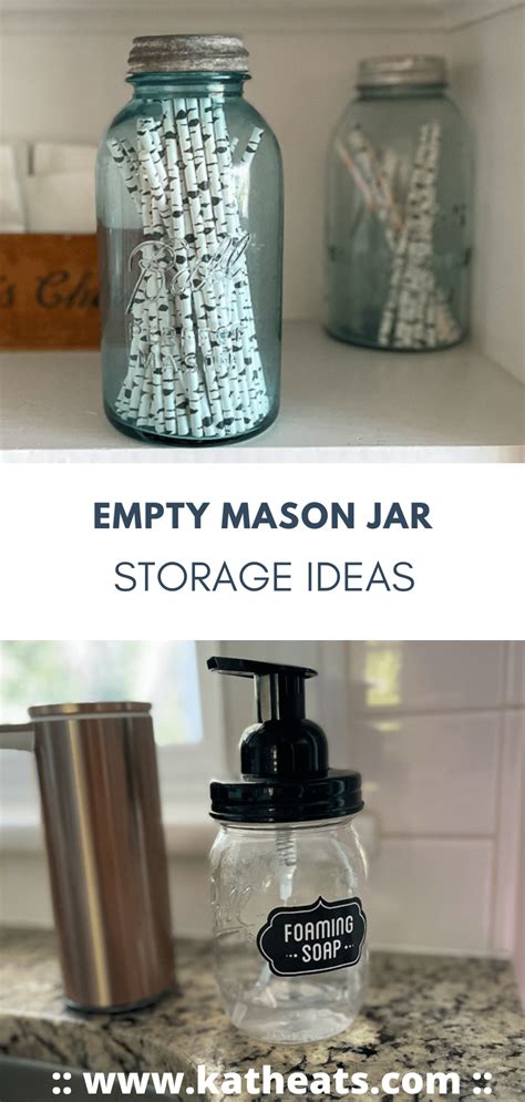 20 Empty Mason Jar Storage Ideas • Kath Eats