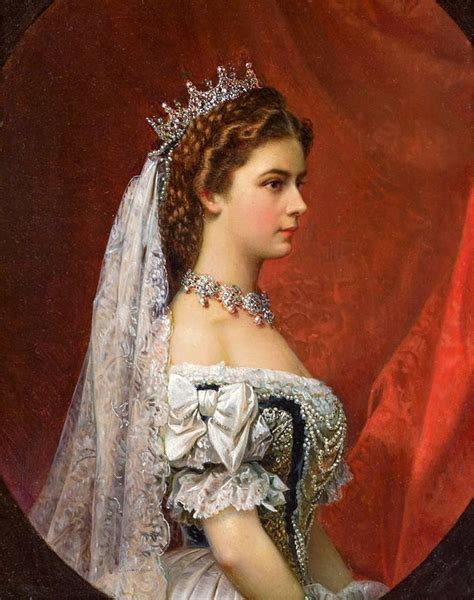 The Wandering Empress — Beautiful portrait of Sissi in her coronation ...