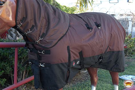 C-D-74 74" Hilason 1200D Waterproof Poly Turnout Horse Blanket Neck Cover Brown | eBay