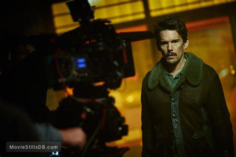 Predestination - Behind the scenes photo of Ethan Hawke