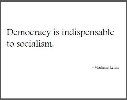 Vladimir Lenin Quote on Democracy | Student Handouts | Democracy quotes ...