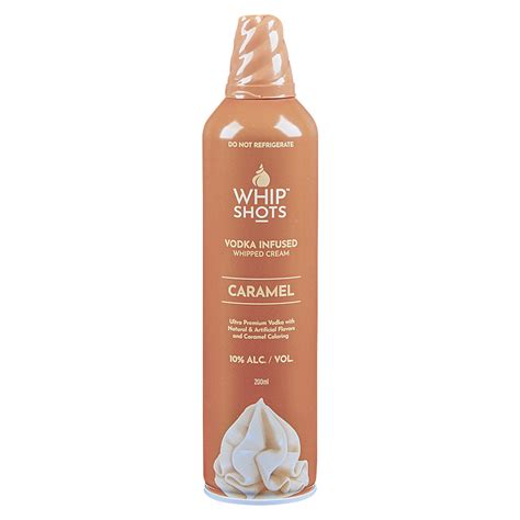 Whipshots Caramel Vodka Whipped Cream 200 ml - Applejack