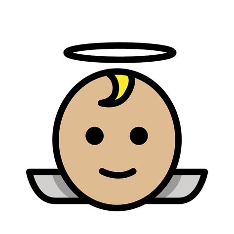 Baby angel emoji clipart. Free download transparent .PNG | Creazilla