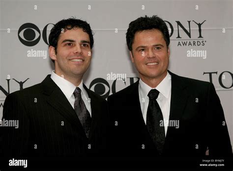 Donny Osmond and son Donny Osmond Jr. 2007 Tony Awards held at Radio City Music Hall - Arrivals ...