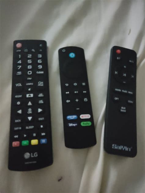 Firestick, old lg 4k TV remote, and Amazon Bluetooth speakers. Is there ...