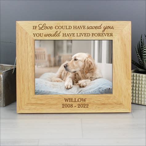 Personalised Pet Memorial 5×7 Photo Frame - MyPamperedPet